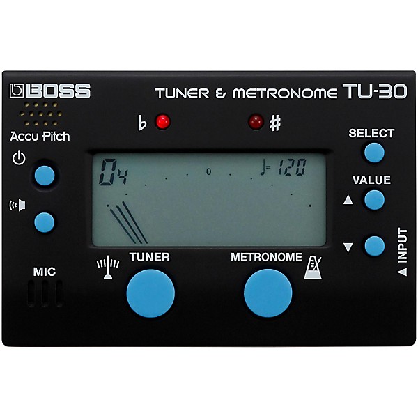 BOSS Boss TU-30 Chromatic Tuner and Metronome