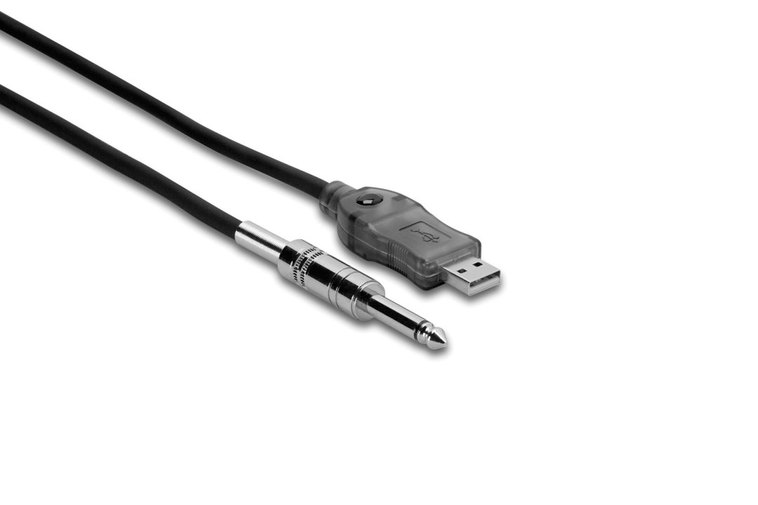 Hosa Hosa USQ-110 TRACKLINK USB Interface 1/4" TS to USB Type A. 10'