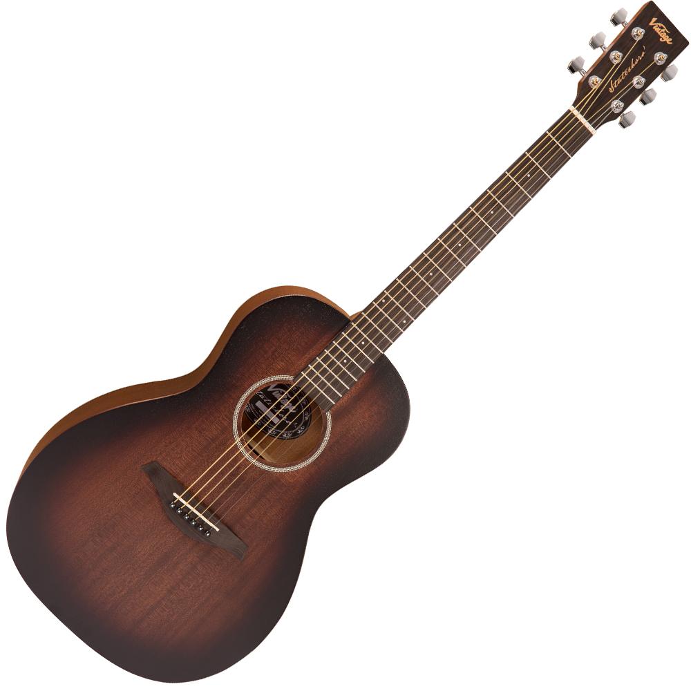 Vintage Vintage Statesboro' 'Parlour' Acoustic Guitar ~ Whisky Sour