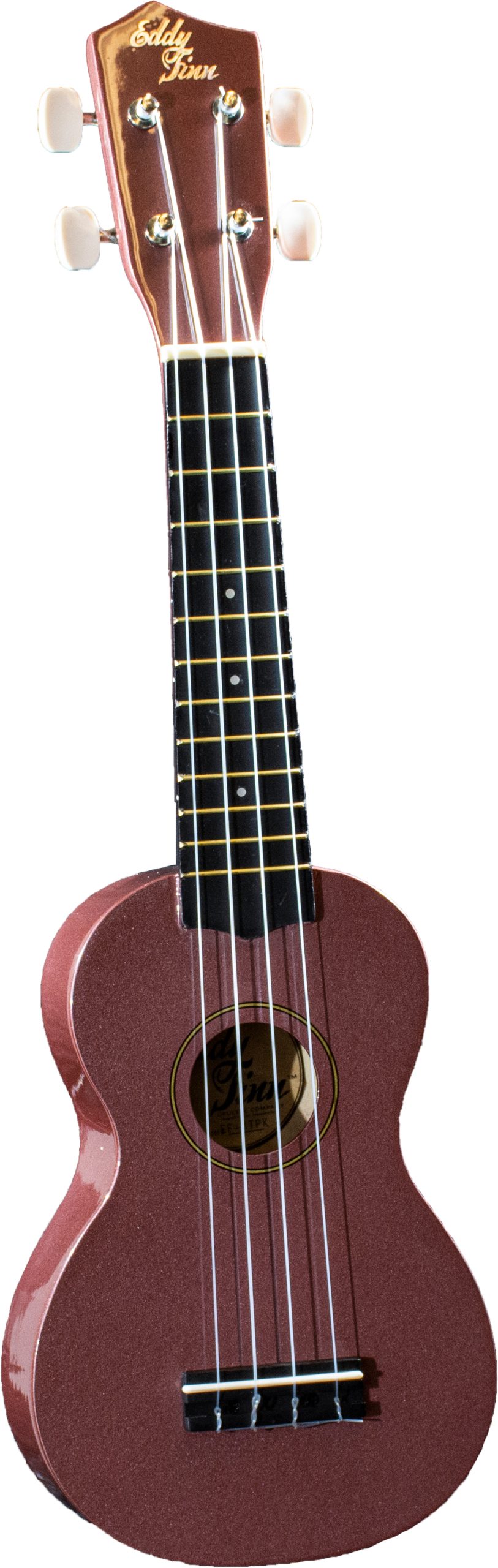EDDY FINN EDDY FINN SOPRANO UKULELE WITH BAG, METALLIC PINK