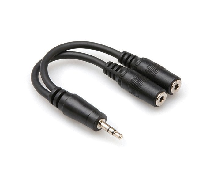 Hosa Hosa YMM-232 Y Cable 3.5mm TRS to Dual 3.5mm TRSF