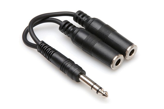 Hosa Hosa YPP-118 Y Cable 1/4" TRS to Dual 1/4" TRSF