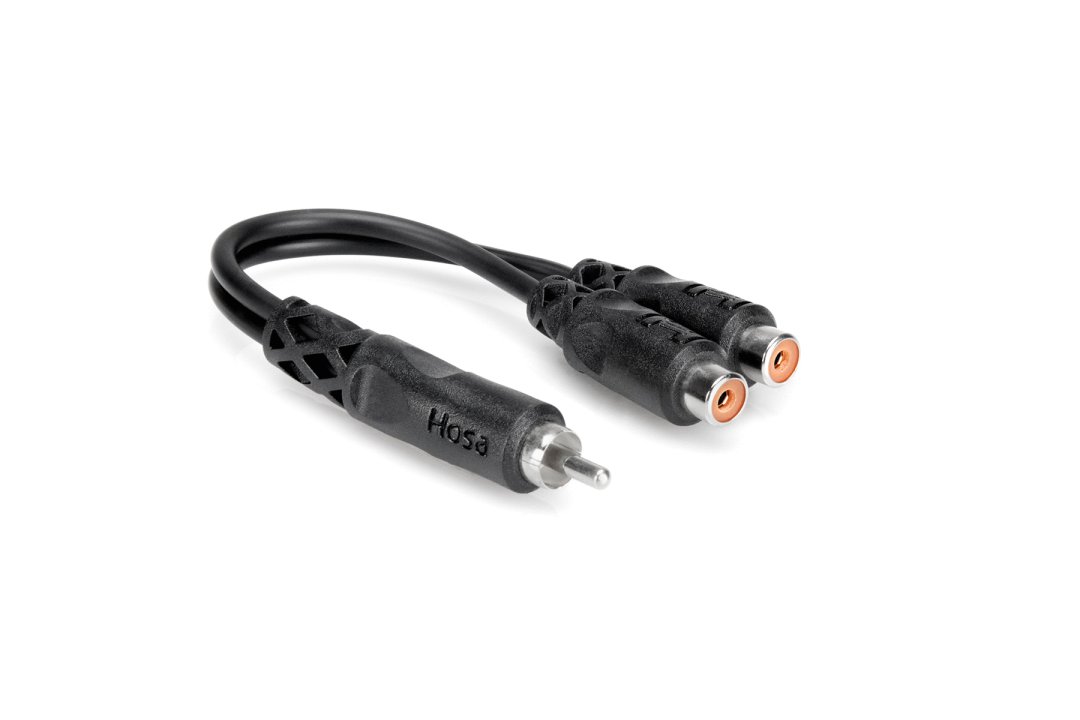 Hosa Hosa YRA-104 Y Cable RCA to Dual RCAF