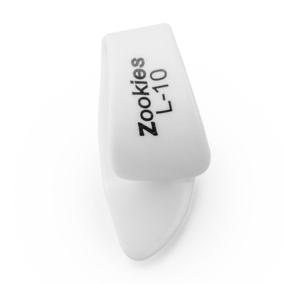 Dunlop Dunlop Z9003L10 Zookies Thumbpicks Large 10 Degree Tip Angle. (12 Pack