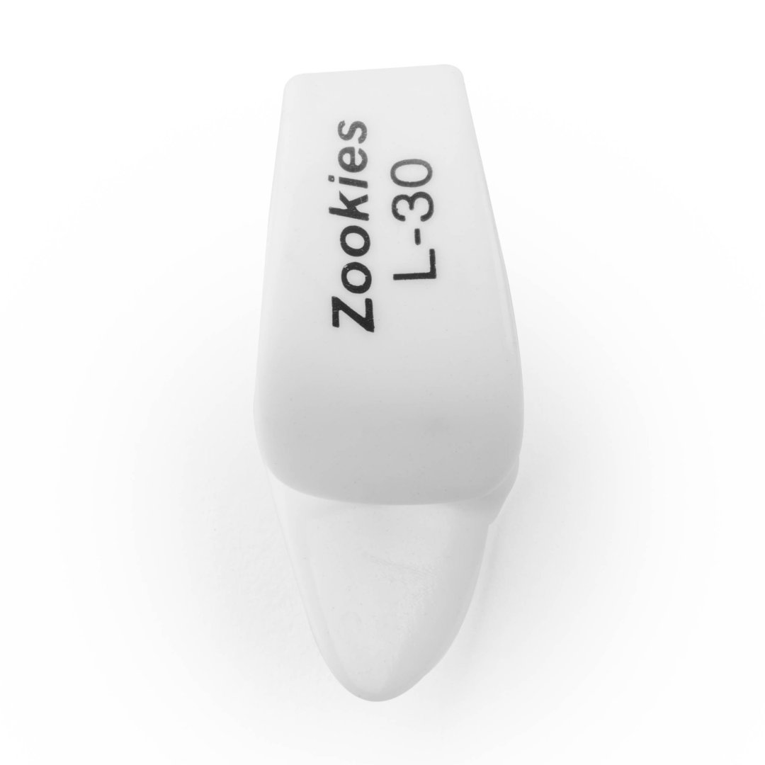 Dunlop Dunlop Z9003L30 Zookies Thumbpicks Large 30 Degree Tip Angle. (12 Pack