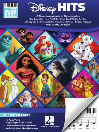 Hal Leonard Disney Hits – Super Easy Songbook