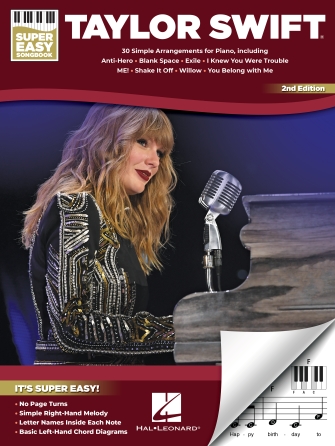 Hal Leonard Taylor Swift – Super Easy Songbook – 2nd Edition
