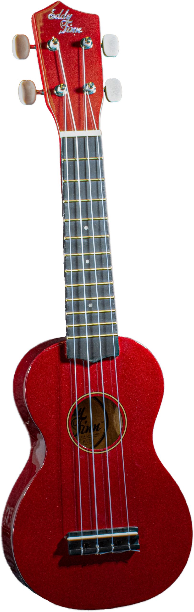 EDDY FINN EDDY FINN SOPRANO UKULELE WITH BAG, METALLIC RED
