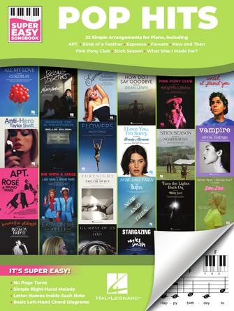 Hal Leonard Pop Hits – Super Easy Songbook