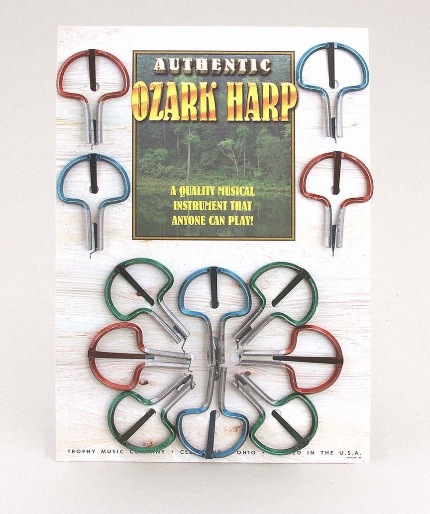 Trophy Trophy 3485 "Ozark" Jaw Harp. 12 Piece Display
