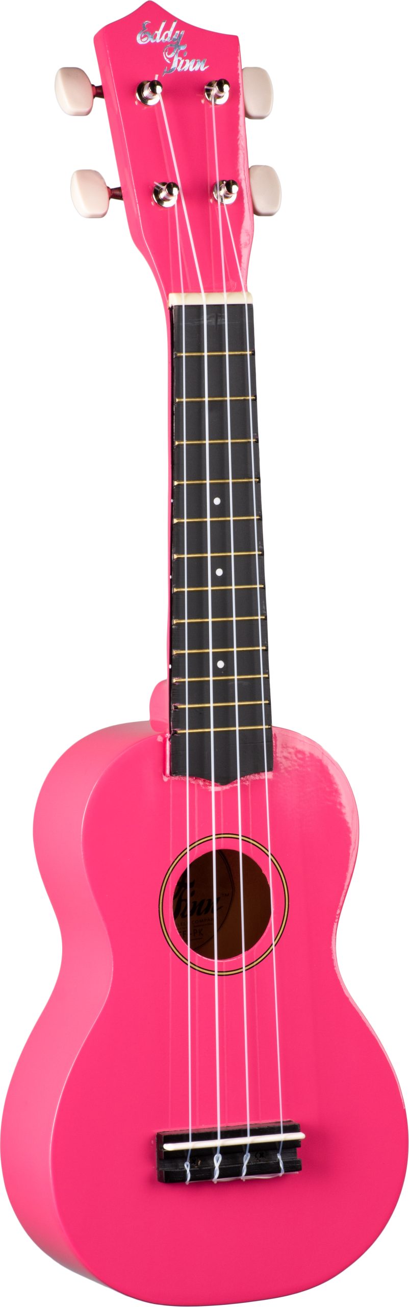 EDDY FINN EDDY FINN SOPRANO UKULELE WITH BAG, GLOSS FINISH, PINK