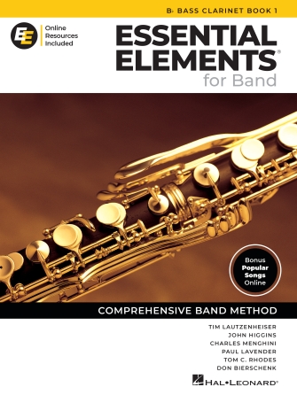 Hal Leonard Essential Elements for Band – Bb Bass Clarinet with Online Resources
