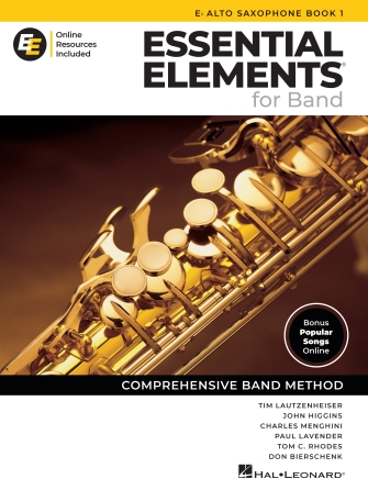 Hal Leonard Essential Elements for Band – Eb Alto Saxophone Book 1 with Online Resources