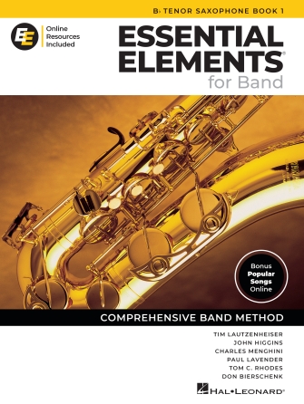 Hal Leonard Essential Elements for Band – Bb Tenor Saxophone Book 1 with Online Resources