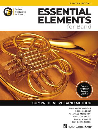 Hal Leonard Essential Elements for Band – F Horn Book 1 with Online Resources