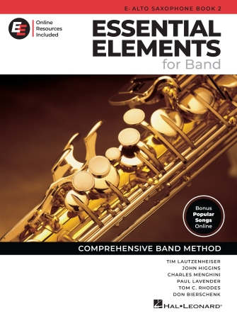 Hal Leonard Essential Elements for Band – Eb Alto Saxophone Book 2 with EEi