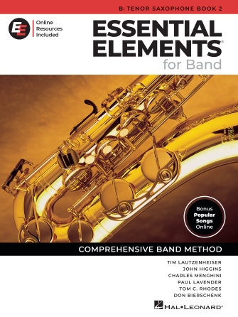 Hal Leonard Essential Elements for Band – Bb Tenor Saxophone Book 2 with EEi