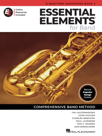 Hal Leonard Essential Elements for Band – Eb Baritone Sax Book 2 with EEi