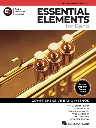 Hal Leonard Essential Elements for Band – Bb Trumpet Book 2 with EEi