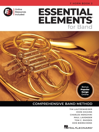 Hal Leonard Essential Elements for Band – F Horn Book 2 with EEi