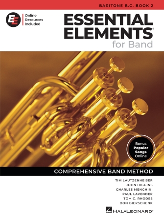 Hal Leonard Essential Elements for Band – Baritone B.C. Book 2 with EEi