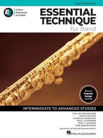 Hal Leonard Essential Technique for Band – Flute Book 3 with Online Resources