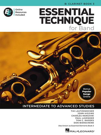 Hal Leonard Essential Technique for Band – Bb Clarinet Book 3 with Online Resources