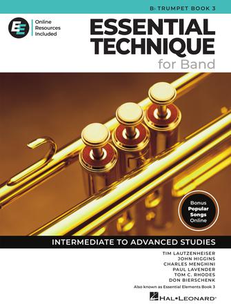 Hal Leonard Essential Technique for Band – Bb Trumpet Book 3 with Online Resources