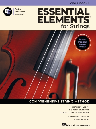 Hal Leonard Essential Elements for Strings – Viola Book 2 with Online Resources