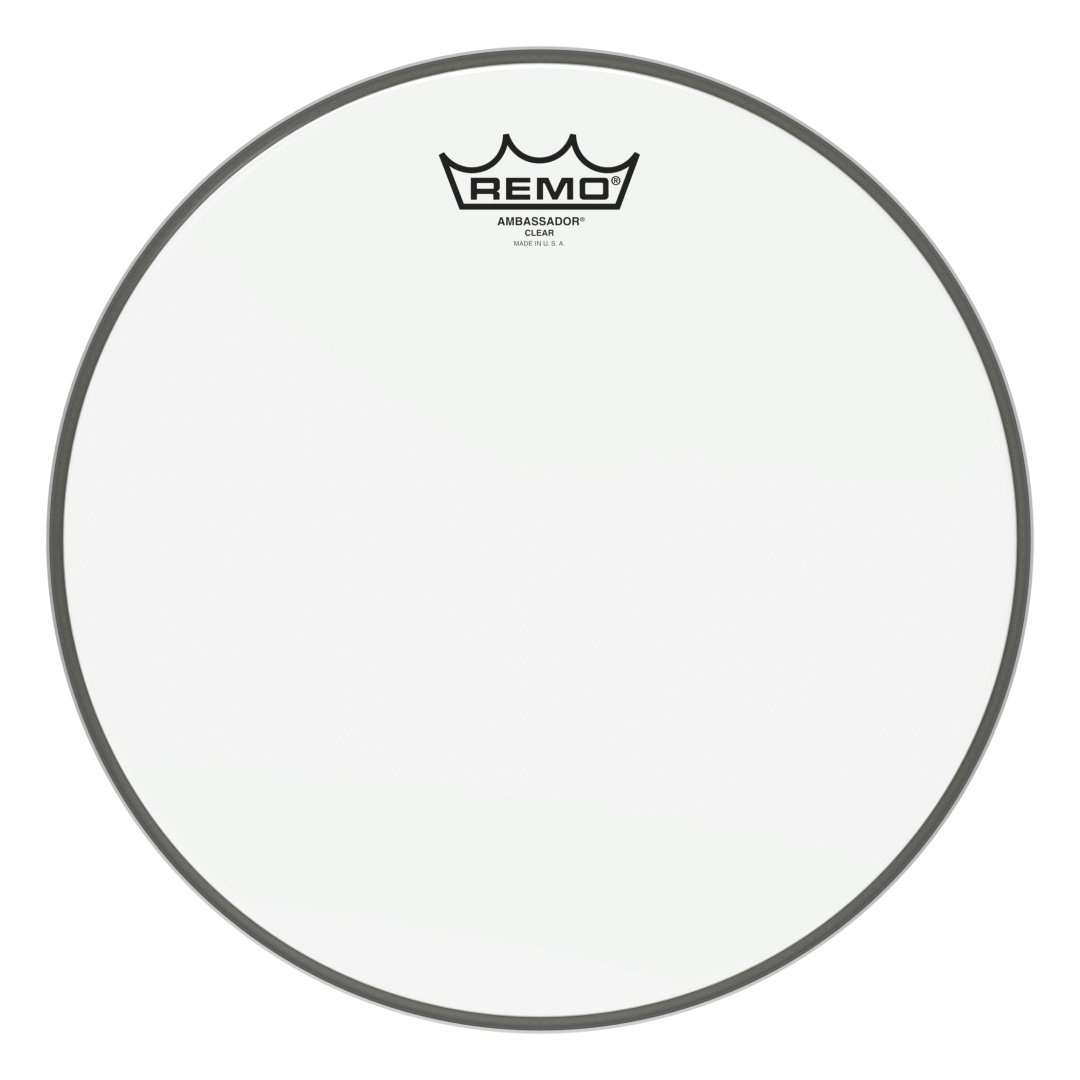 Remo Remo BA-0312-00 Ambassador Clear Drumhead. 12"