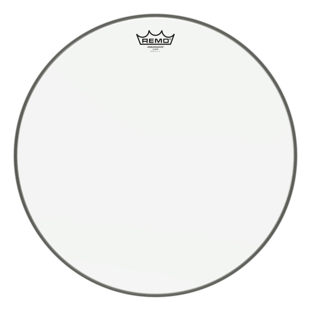 Remo Remo BA-0318-00 Ambassador Clear Drumhead. 18"
