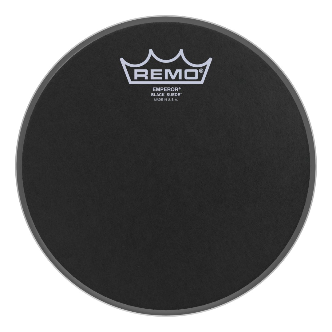 Remo Remo BE-0808-ES Emperor Black Suede Drumhead. 8"