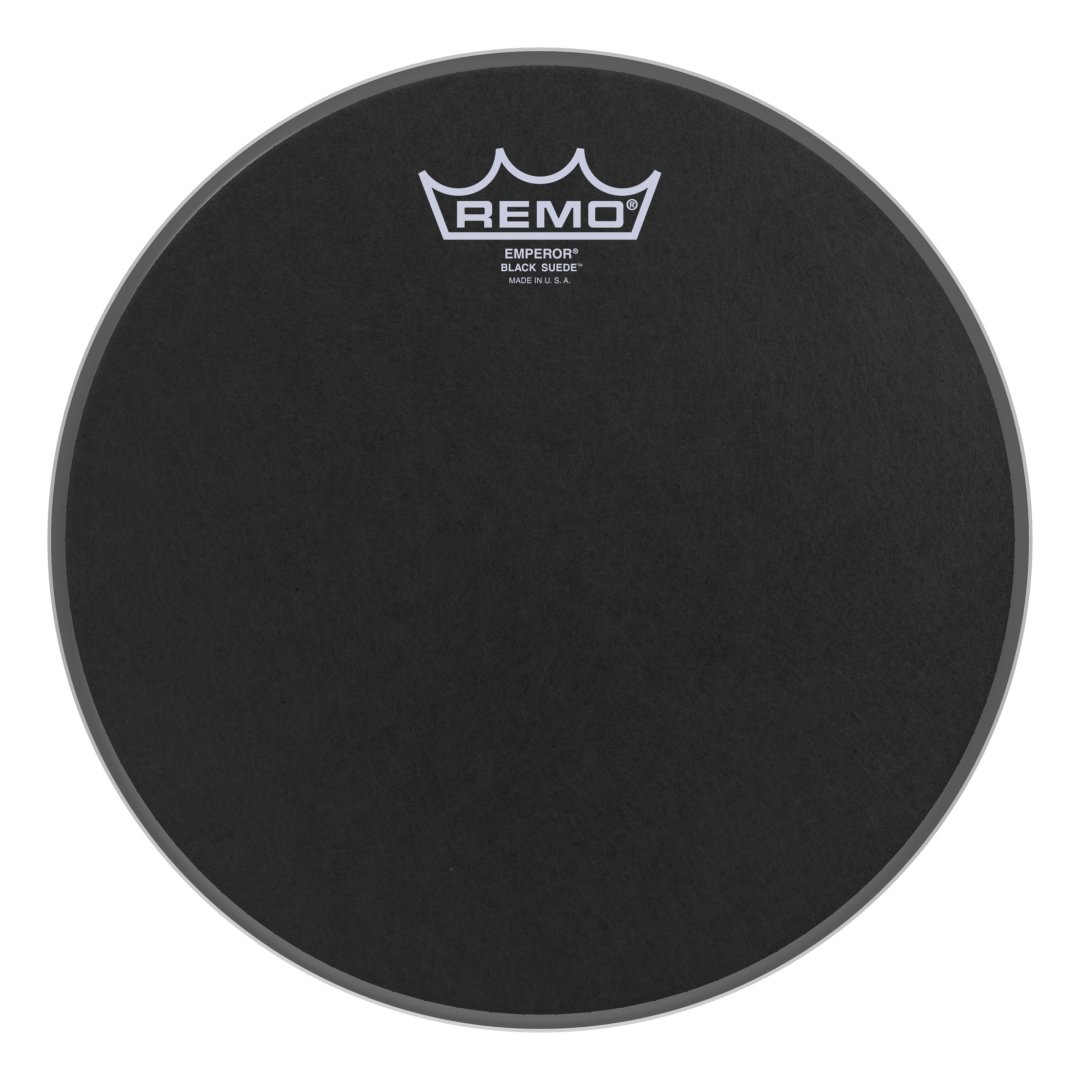 Remo Remo BE-0810-ES Emperor Black Suede Drumhead. 10"