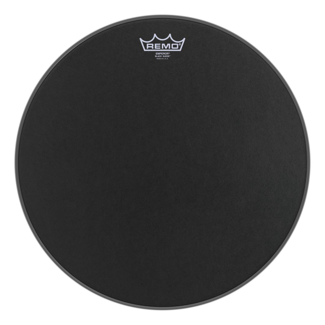 Remo Remo BE-0816-ES Emperor Black Suede Drumhead. 16"