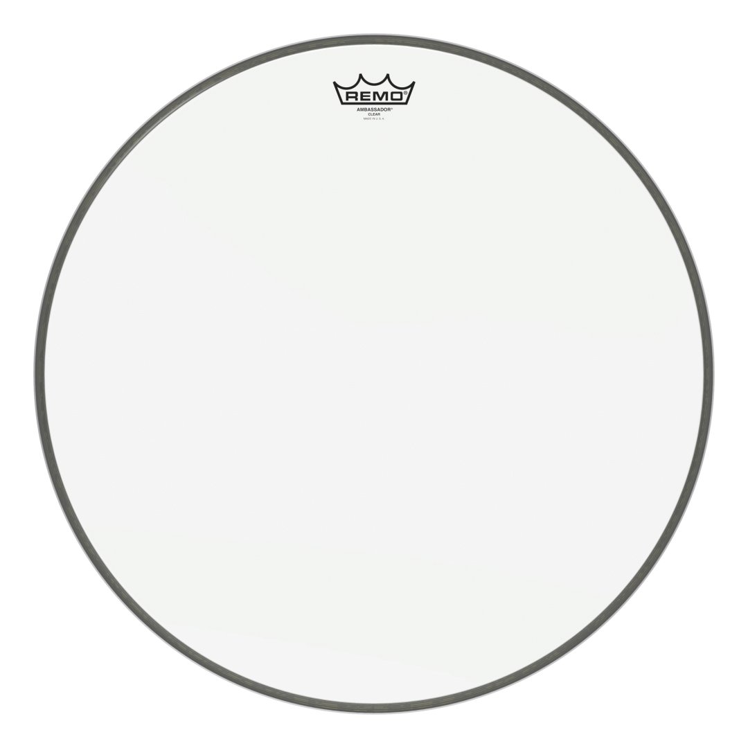 Remo Remo BR-1320-00 Ambassador Clear Bass Drumhead. 20"