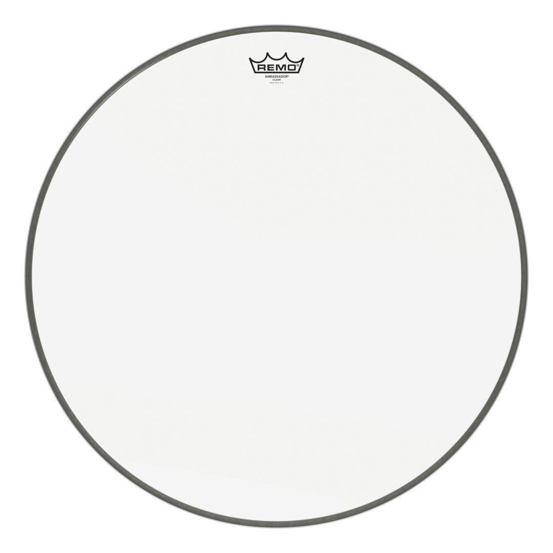 Remo Remo BR-1322-00 Ambassador Clear Bass Drumhead. 22"