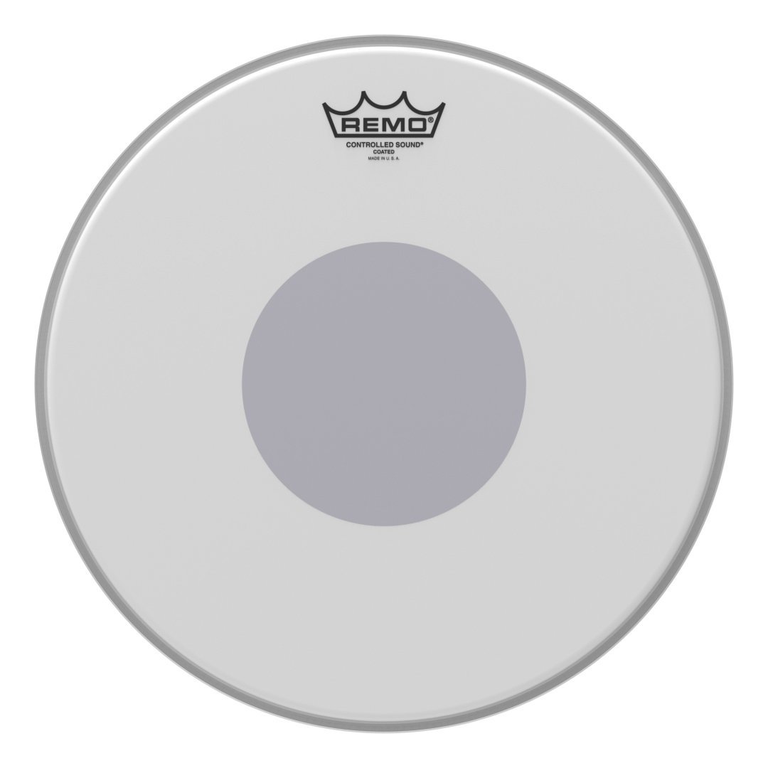 Remo Remo CS-0114-10 Controlled Sound Coated Black Dot Drumhead Bottom Blac