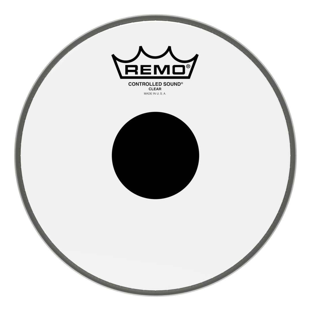 Remo Remo CS-0308-10 Controlled Sound Clear Black Dot Drumhead Top Black Do