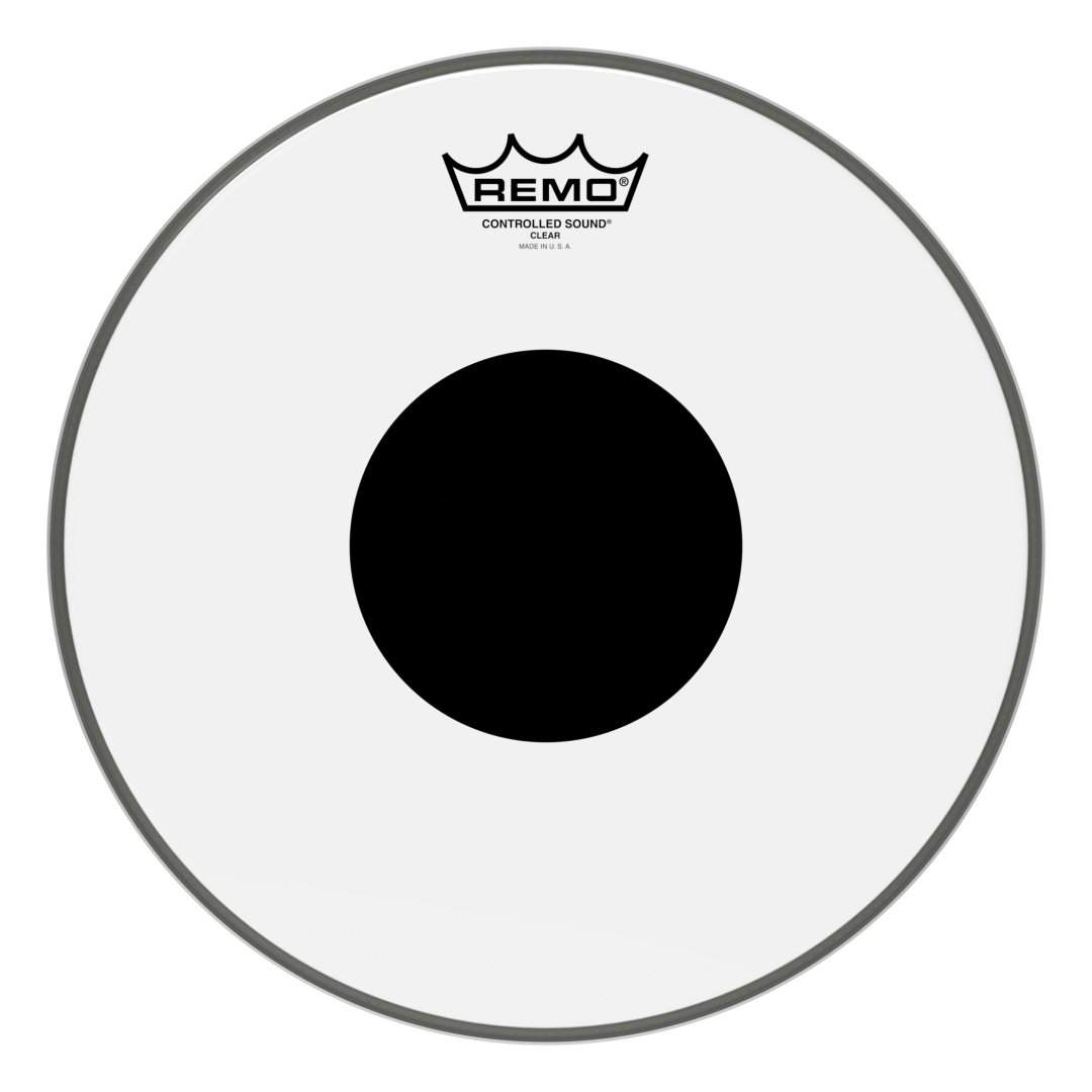 Remo Remo CS-0312-10 Controlled Sound Clear Black Dot Drumhead Top Black Do