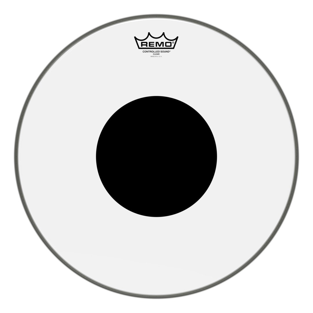 Remo Remo CS-0316-10 Controlled Sound Clear Black Dot Drumhead Top Black Do