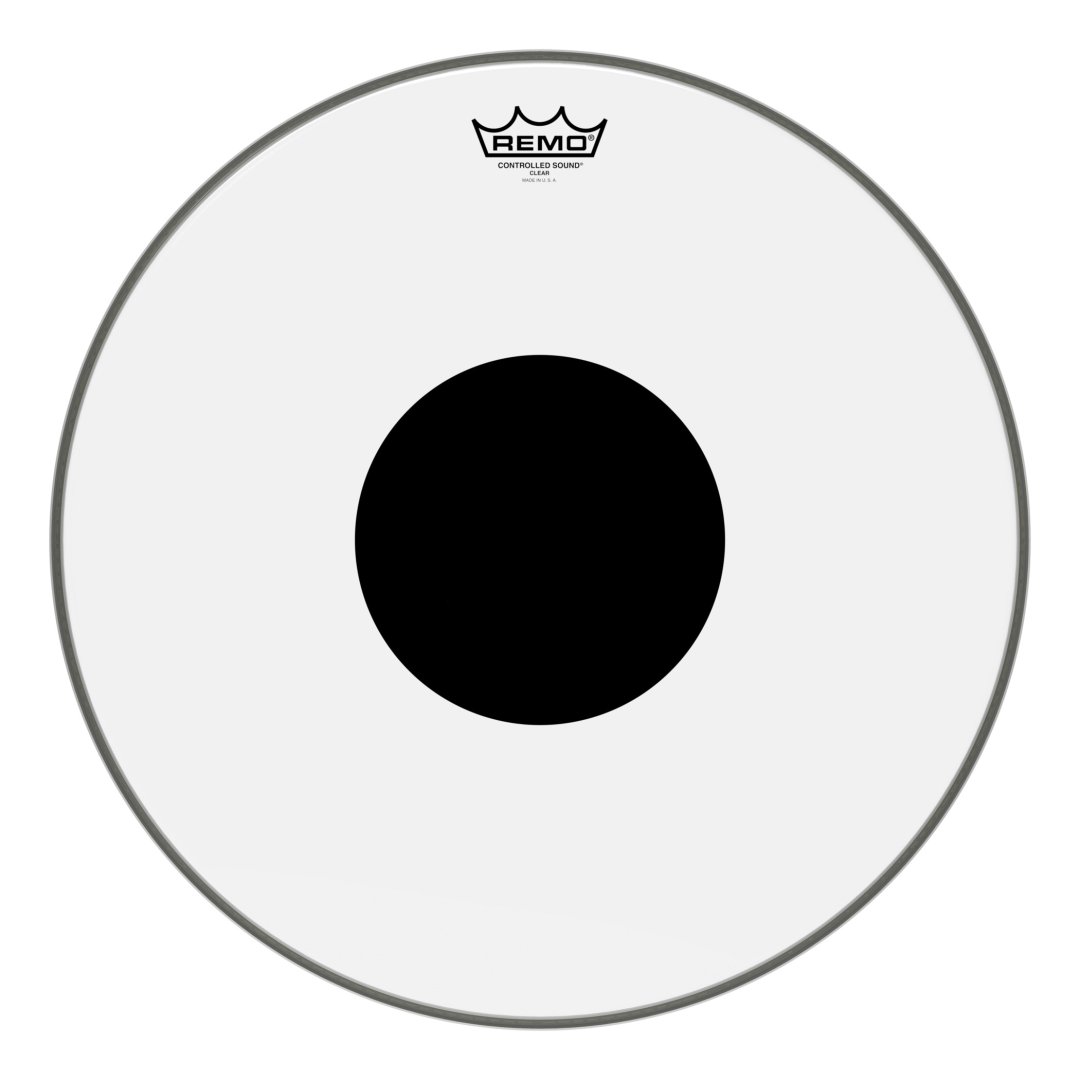 Remo Remo CS-0318-10 Controlled Sound Clear Black Dot Drumhead Top Black Do