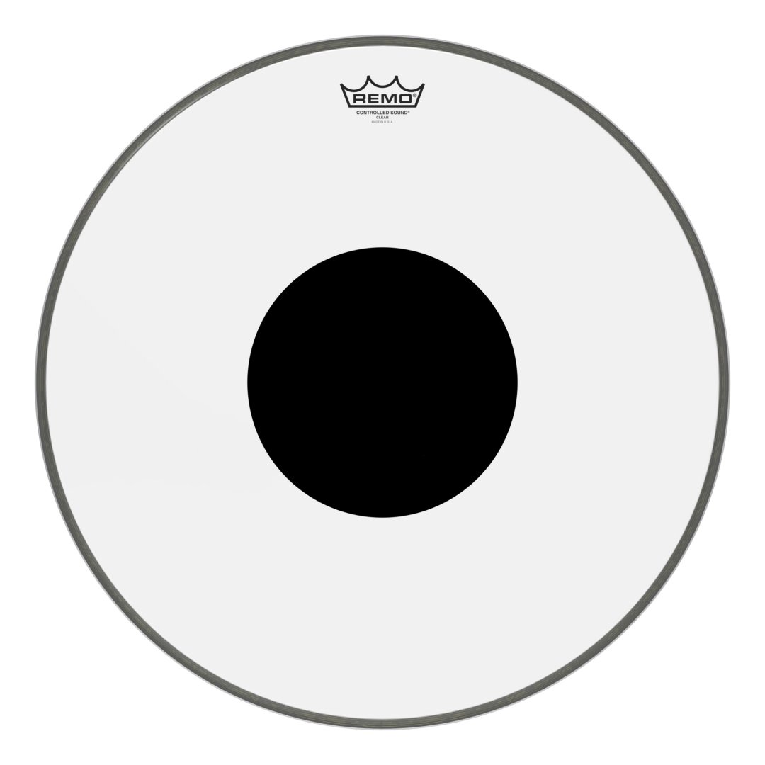 Remo Remo CS-1320-10 Controlled Sound Clear Black Dot Bass Drumhead Top Bla