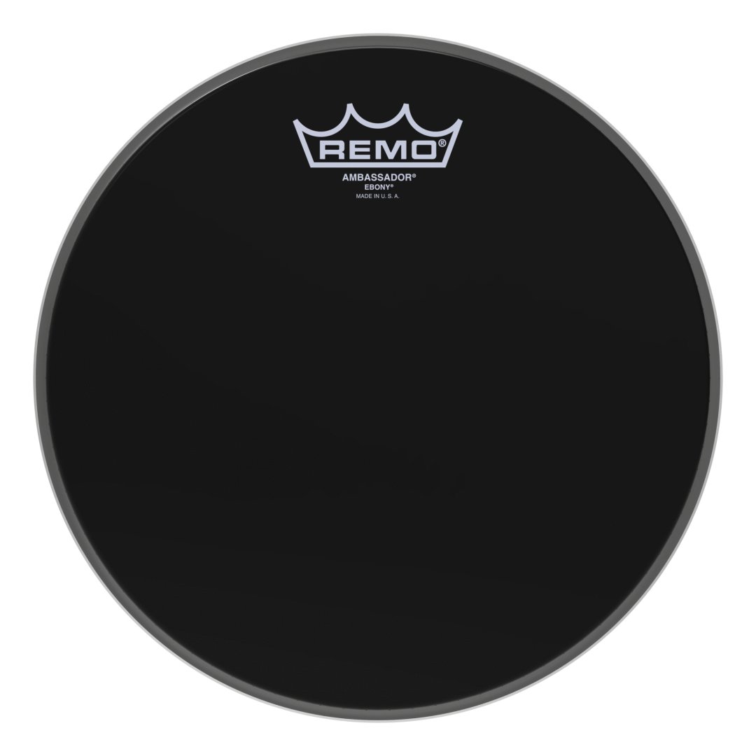 Remo Remo ES-0010-00 Ambassador Ebony Drumhead. 10"