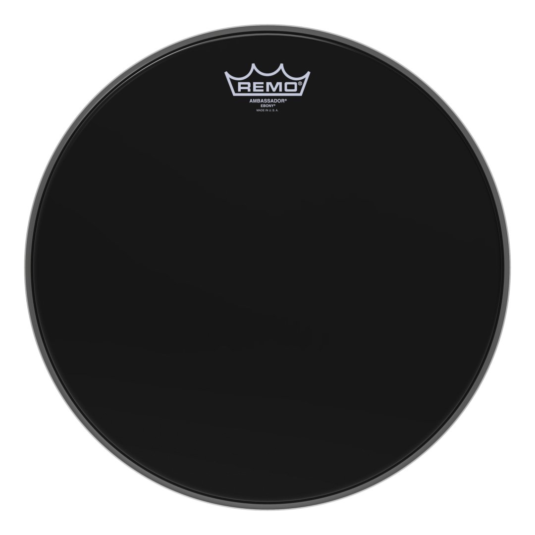 Remo Remo ES-0014-00 Ambassador Ebony Drumhead. 14"