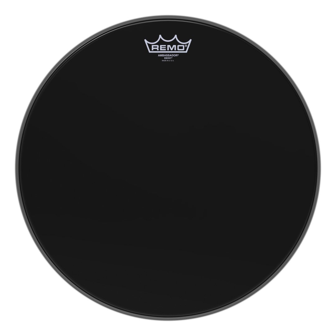 Remo Remo ES-0016-00 Ambassador Ebony Drumhead. 16"