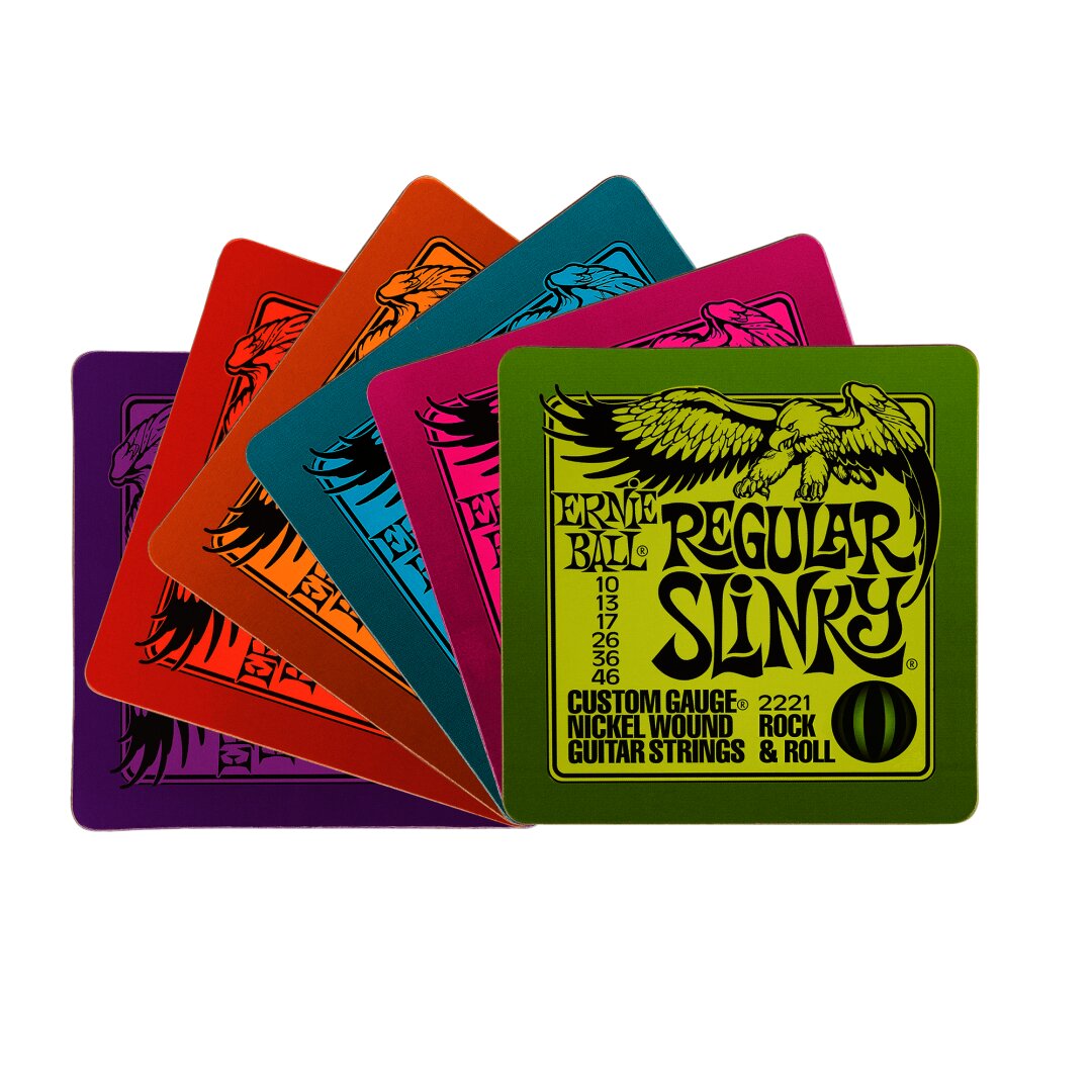 Ernie Ball Slinky Coasters 6 Pack