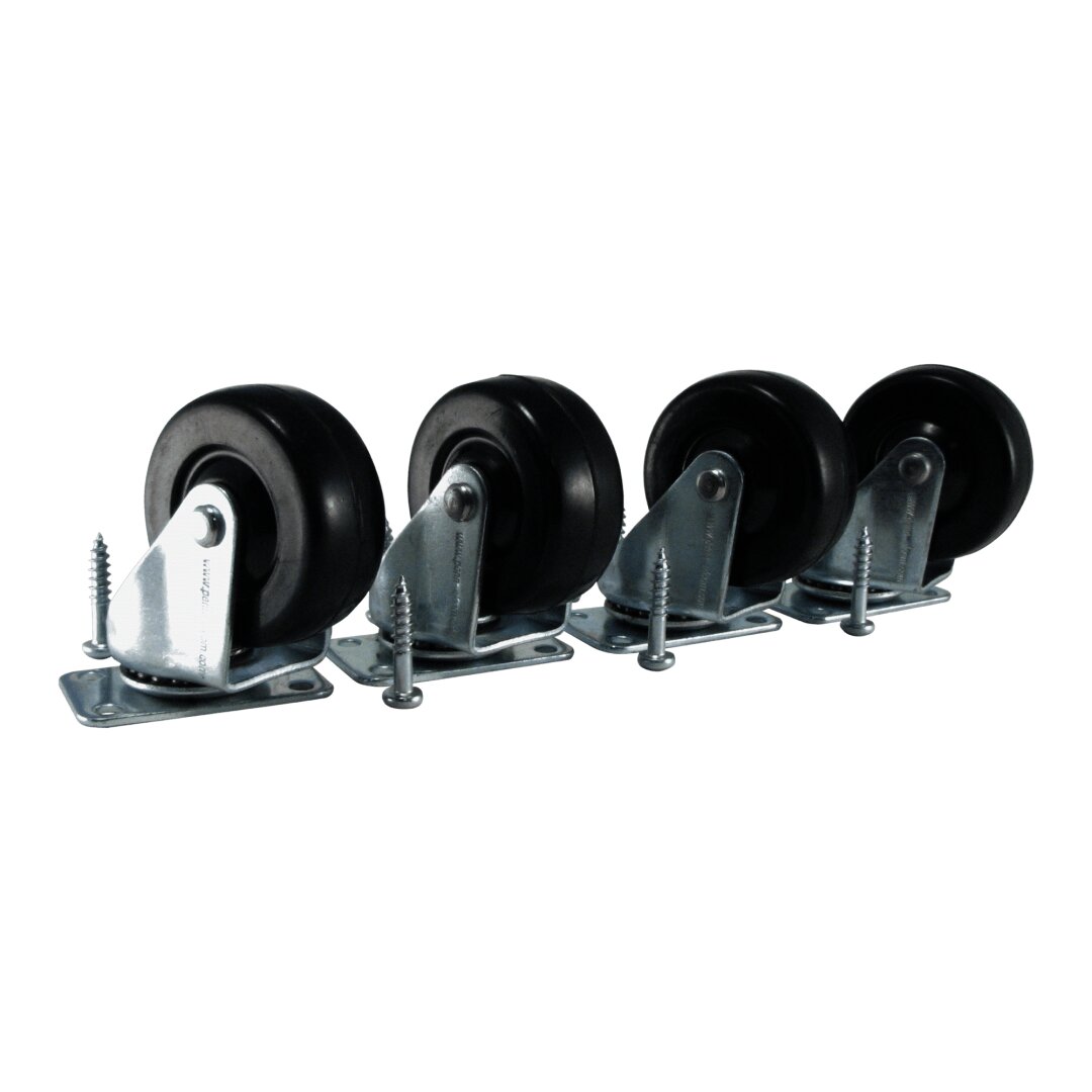 Ernie Ball Amp Caster Set Standard Plate Mount