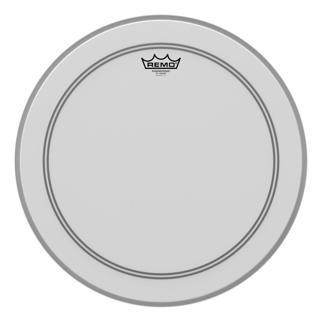 Remo Remo P3-1118-C2 Powerstroke P3 Coated Bass Drumhead. 18"
