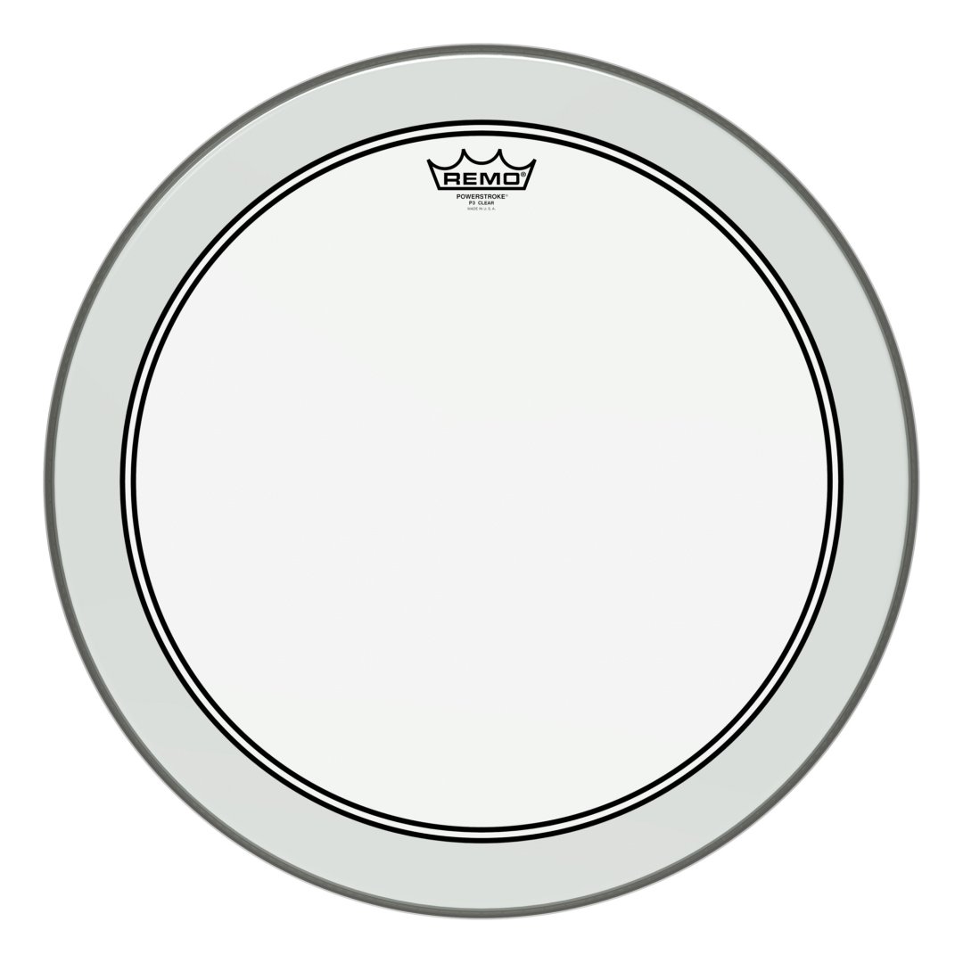 Remo Remo P3-1382-C2 Powerstroke P3 Clear Bass Drumhead. 18"