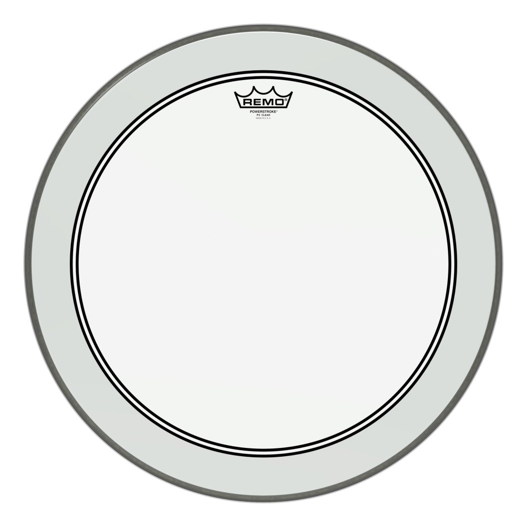 Remo Remo P3-1320-C2 Powerstroke P3 Clear Bass Drumhead. 20"